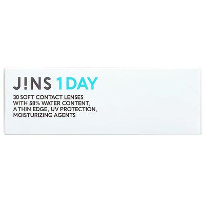 JINS睛姿隐形眼镜JINS 1DAY日抛型透明舒适保湿近视眼镜30片装