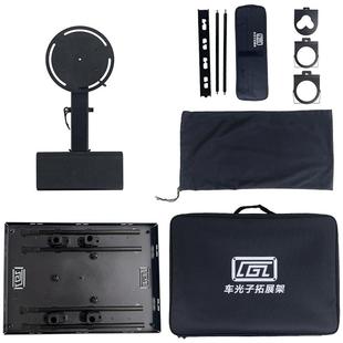 尾门置物架后尾箱双层折叠桌板内饰件改装露营配件后备箱小桌板