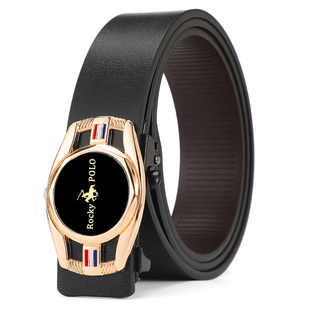 正品保罗男士皮带韩版潮人青年款休闲无牙自动扣商务裤腰带男