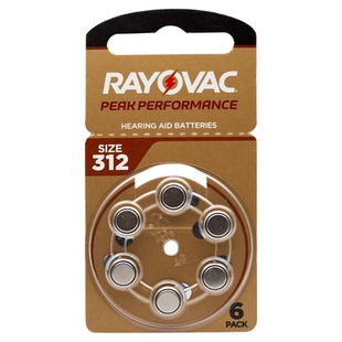 RAYOVAC peak助听器电池A10/A13/A312/A675英国原装进口 雷特威