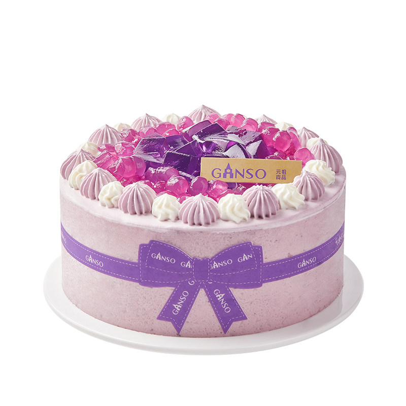 元祖蓝莓慕斯美味生日蛋糕同城送