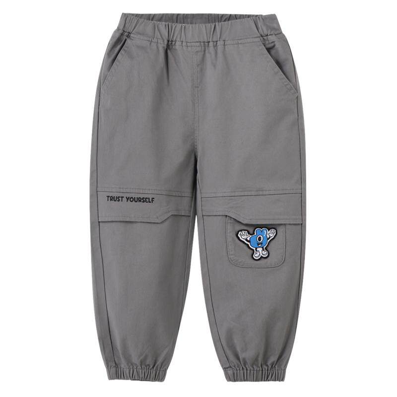 【商场同款】安奈儿童装男童裤子2024新款春休闲运动长裤XB416532