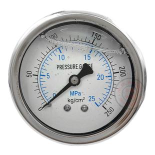 超高压清洗机55 588洗车机水枪泵头配件380v商用水压耐震液压力表