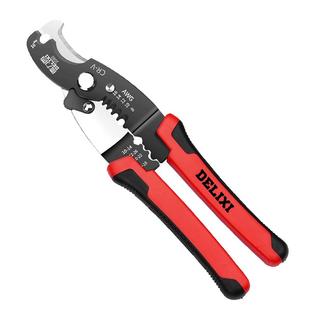 德力西剥线钳多功能电工压线钳拨线剪线钳电缆剪刀剥皮器扒线钳子