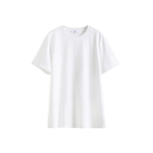 回力纯棉短袖t恤男夏季2026新款宽松休闲纯色上衣白色半袖T恤男款