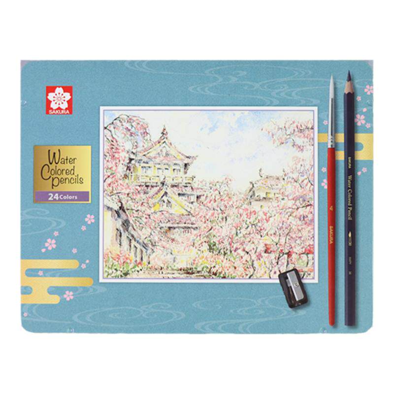 樱花油性彩铅学生用绘画