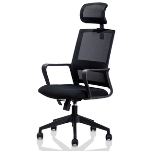 得力办公椅家用电脑椅舒适久坐宿舍学生椅子网布升降转椅靠背护腰