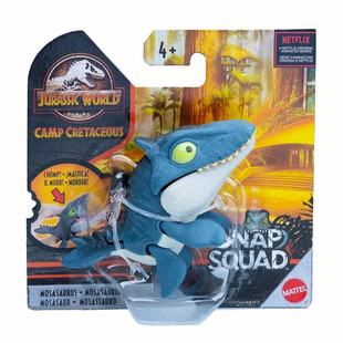 美泰侏罗纪世界小型收藏恐龙 关节可动 沧龙霸王龙双冠龙模型公仔