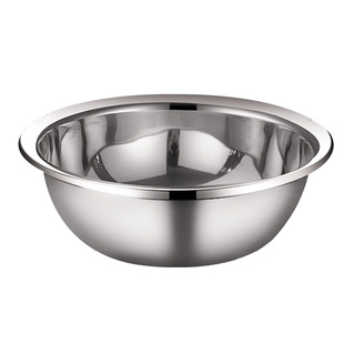 304不锈钢圆形大盆家用加厚洗澡盆洗衣服盆洗脸盆特大号大铁盆子