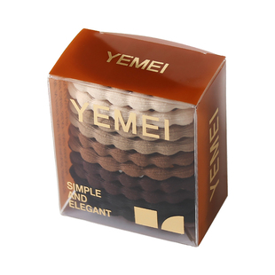 盒装加粗高弹力头绳2025新款百搭高马尾发绳皮筋发量多扎头发饰品