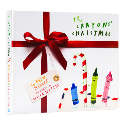 英文原版 The Crayons’ Christmas 蜡笔家族的圣诞节 奥利弗杰夫斯暖心治愈图画书 趣味幽默 精装绘本 英文版 进口英语原版书籍