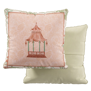 冉忆新中式客厅沙发抱枕罗汉床扶手枕2025新款腰枕靠枕枕套椿山居