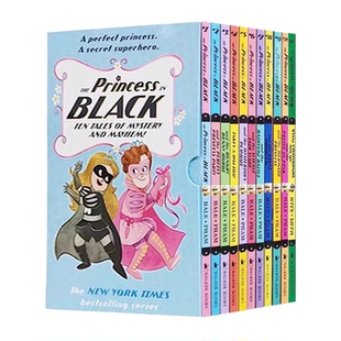 黑衣公主英文原版 princess in black 1-10-11 儿童英文桥梁章节小说 小学生英语课外阅读趣味小公主冒险故事绘本
