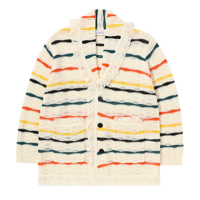 CNNAKUPENDA开衫短裤针织彩虹