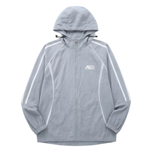 防晒夹克男夏季薄款宽松凉感透气冰丝皮肤衣服连帽户外钓鱼服外套