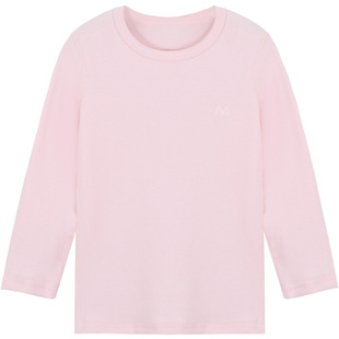 迪士尼儿童圆领无骨保暖单衣三枪内衣男女童舒绒莫代尔棉毛打底衫