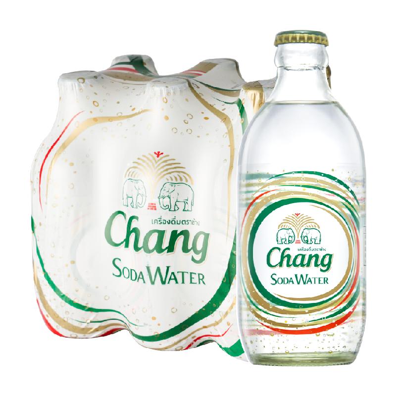 泰国进口泰象（Chang）苏打水气泡水汽水饮料饮用水325ml*6瓶