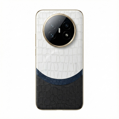 适用华为mate70air素皮背膜华为mate70Pro背膜个性撞色华为mate80背膜贴华为mate70Pro+手机后盖保护膜