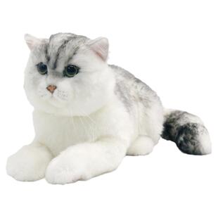Chongker英短仿真猫咪毛绒玩具小猫公仔儿童女孩生日礼物玩偶