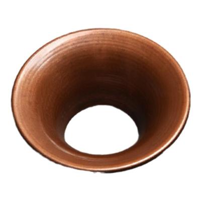 紫铜漏斗形投茶器入茶叶漏斗茶漏