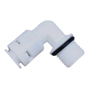 K4044免卡带O型圈弯头2分外牙转2分管快接头 L型外牙二分转二分管