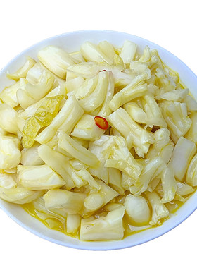 台州特产鲜嫩爽脆花菜梗下饭菜