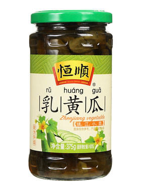 恒顺乳黄瓜瓶装甜脆爽口下饭菜