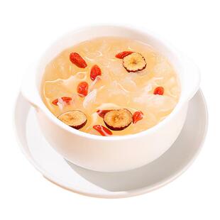 莲子黄桃鲜炖银耳羹198g*12瓶开盖即食早餐即食速食方便食品
