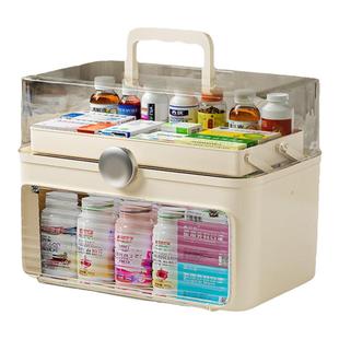 大号药箱家庭装家用大容量多层药品收纳盒儿童医疗急救药盒医药箱