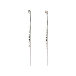 德鲁纳酒店iu爱心长款流苏耳环2023新款潮s925银针耳钉耳线女网红