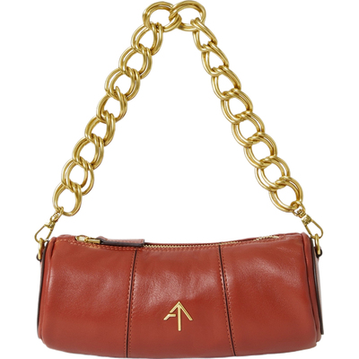 【新年礼物】MANU Atelier 女红色皮革箭头包手提包