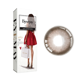 美瞳半年抛年抛大小直径混血cos棕色隐形眼镜女正品官方旗舰店EJL