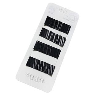 麦芽发夹发饰小米夹刘海发卡黑色盘头小夹子盘发卡子黑棍夹一字夹