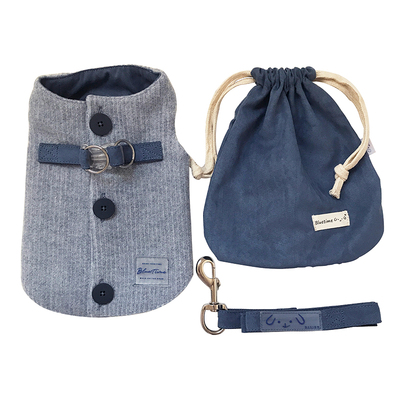 Bluetime宠物毛呢背心式牵引绳