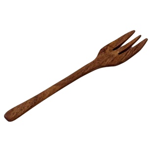 穆尼 ins风日式相思木叉勺家用干饭勺喝汤甜品冰激凌勺水果叉餐具