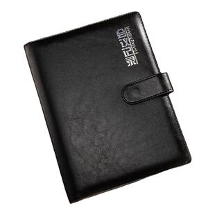 天色商务会议笔记本活页本子记事本加厚办公简约a5大学生b5订做软皮工作会议记录本日记本定制可印logo线缝本