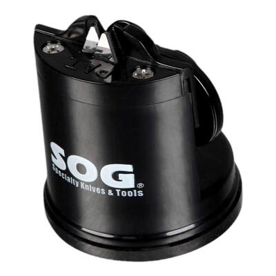 SOG索格磨刀器磨刀石SH02便携式V型金刚石磨刀器 带固定底座