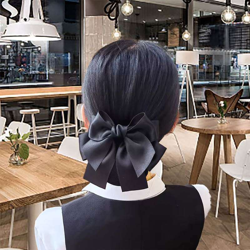 头花女网兜新款护士发网女职业盘头发空姐银行服务员工作头饰发饰