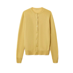 程潇同款圆领可叠穿单穿显白针织开衫短款外套女2026休闲百搭春款