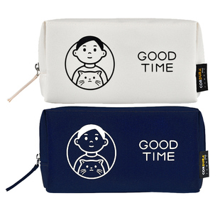 【自营】日本kokuyo国誉2022新品noritake联名NEMUNEMU笔袋简约男女大容量多功能收纳文具盒学生收纳帆布包