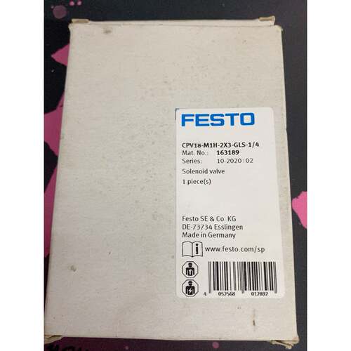 询价-FESTO费斯托电磁阀型号CPV18M1H2X3可维修