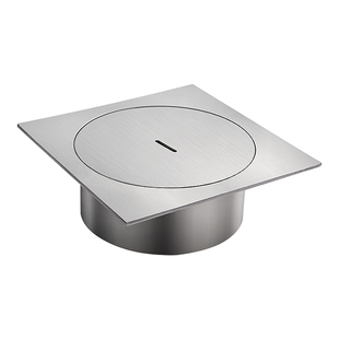 304不锈钢检修口50管清扫口110管清除口排水管检查防返水防臭地漏