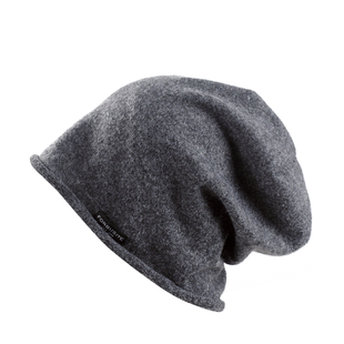 堆帽男超大头围羊毛针织帽加大码加宽护耳时尚卷边冷帽子宽松薄款