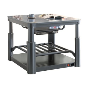 欧派取暖桌电暖桌岩板升降正方形多功能2025新款电炉烤火桌子家用