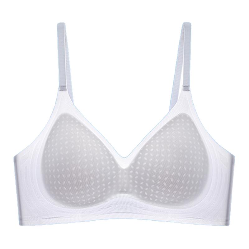 古今超薄冰丝无痕内衣女小胸聚拢防下垂无钢圈收副乳凉感美背文胸