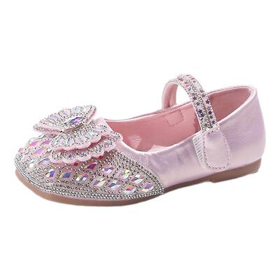 女童2026春秋新款公主风水晶单鞋