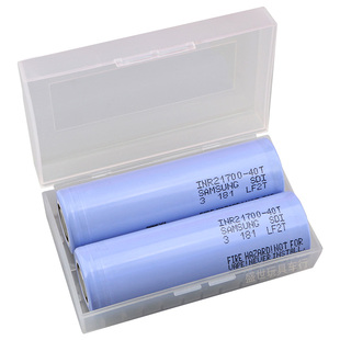 2节装21700电池收纳盒20700电池盒通用塑料保护盒子存放盒包邮