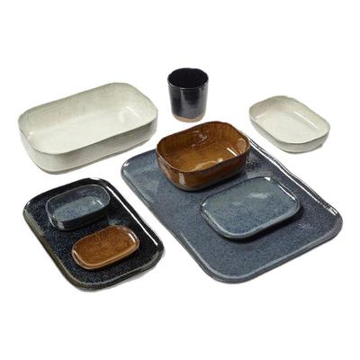 比利时Serax Merci联名款复古手工炻器碗单个饭碗家用餐勺小汤碗