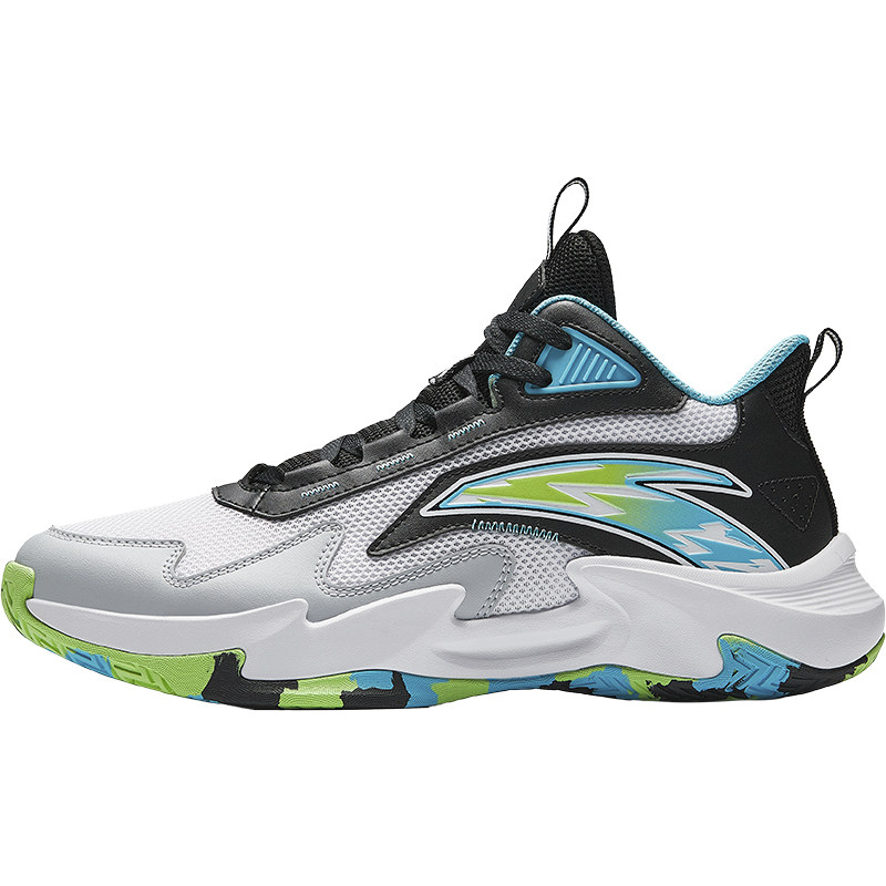 安踏儿童男大童篮球鞋2026春夏透气舒适防滑耐磨中大童网面运动鞋