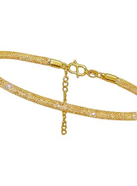 金色网格钱袋子满天星手链女